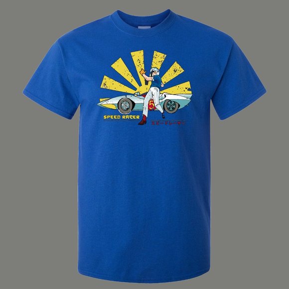 Classic Japanese Anime Speed Racer Shirt - Picture 2 of 9